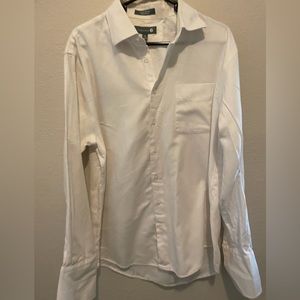 Nordstrom rack long sleeve large men’s white button down.